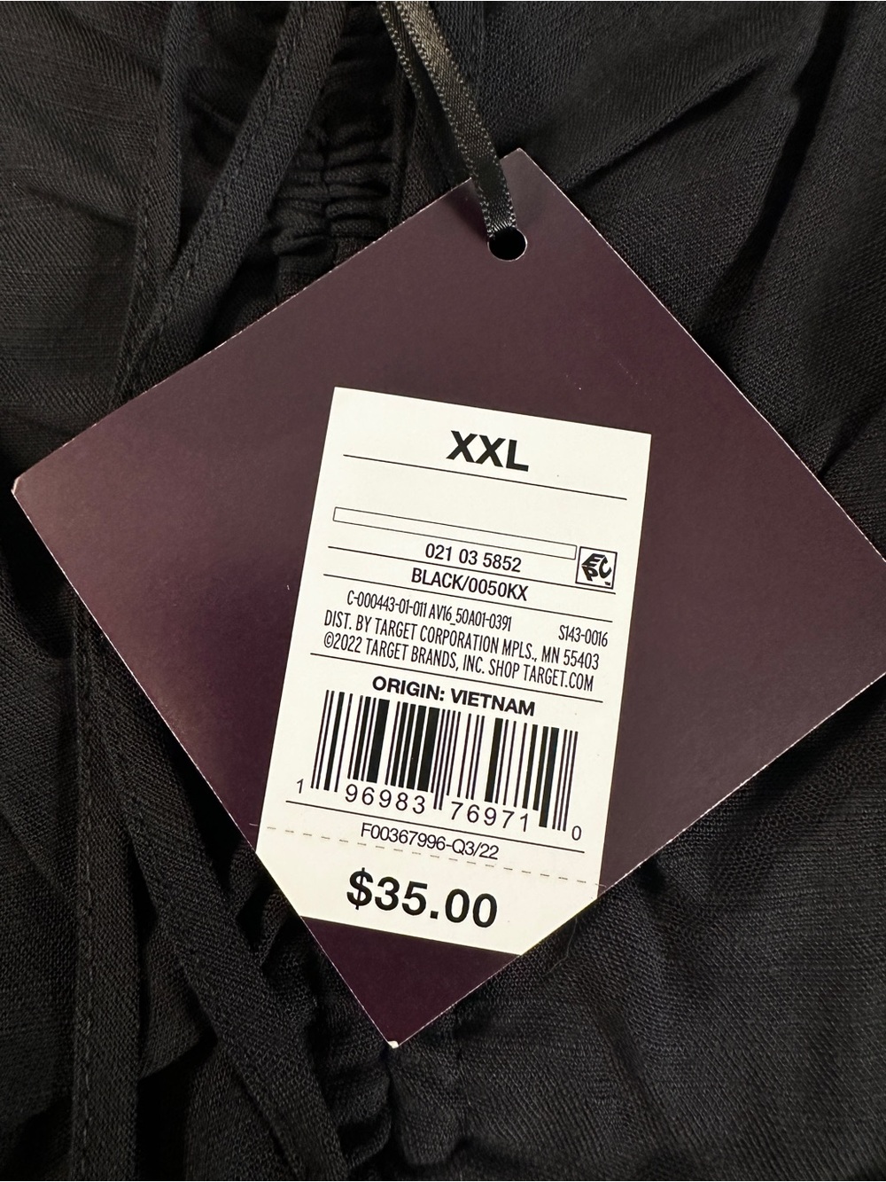 Women's Black Flutter Sleeve Maxi Dress- Ava and Viv - Picture 5 of 11